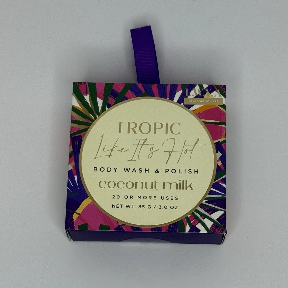 LWYA Body Wash & Polish‎ Tropic Like It's Hot Coconut Milk 3 Oz Brand New Sealed